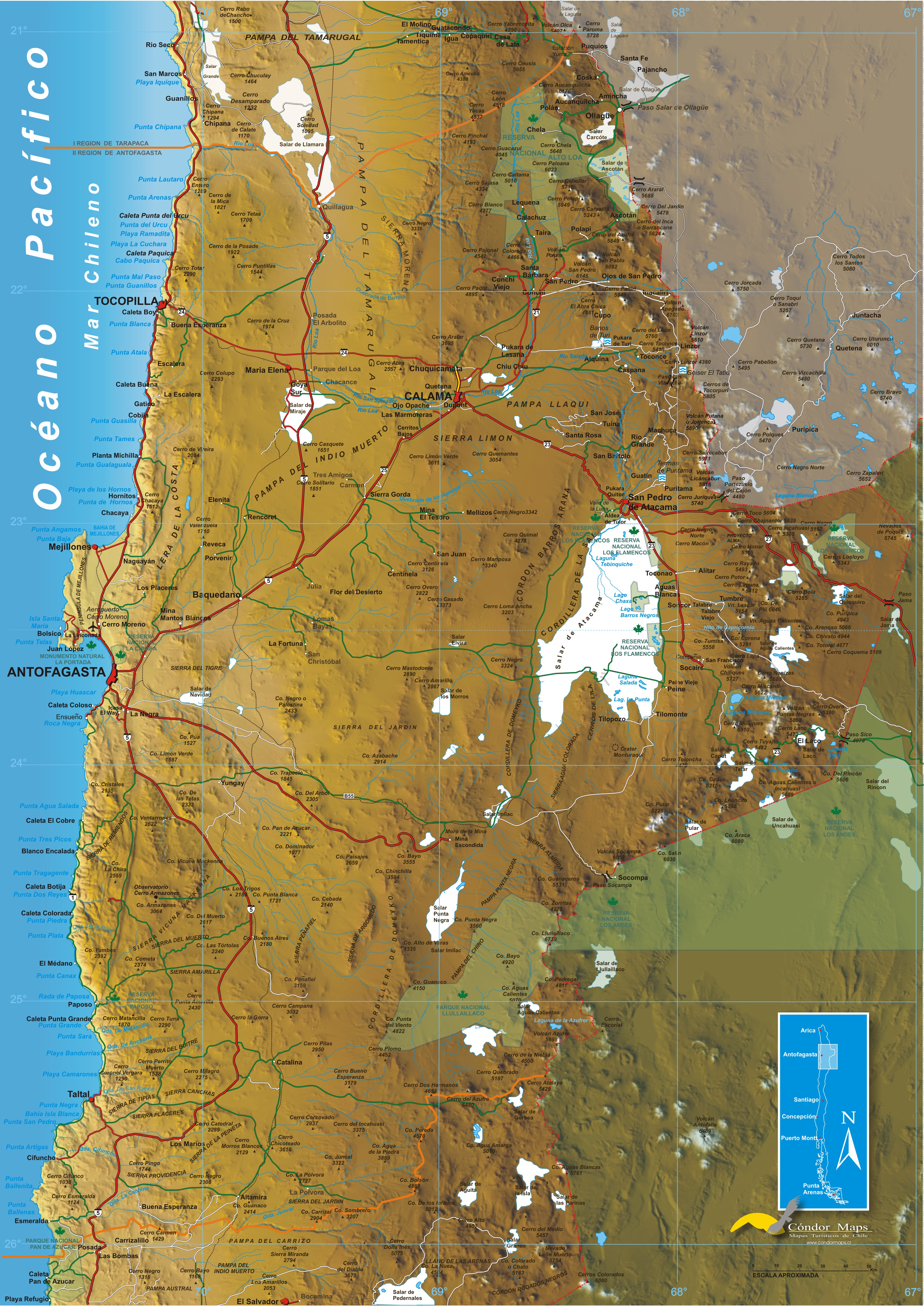 Karte 2 Antofagasta